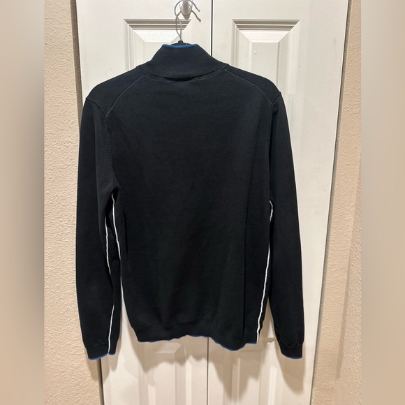 Boss Athleisure Ziston Half Zip Knitted Sweater in Black , size M - Picture 14 of 14